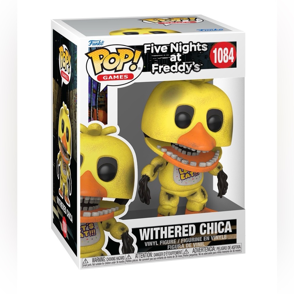 Funko Pop Games #1084 Five Nights at Freddy’s Chica Brand New